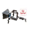 SHOOTVILLA  Universal Camera Cage 9” Shoulder rig kit with Swing away Matte box and follow focus