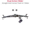 Curve n line 3ft Slider with Motion Control System