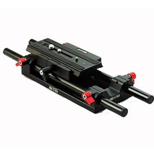 Shootvilla Universal Rail System 15Mm Rod Support for EOS 5D Mark2 7D 550D T2I DSLR DV Camera HDV Video (SV-URBPB), Black