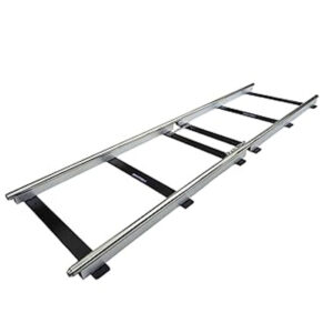 Shootvilla 8ft Heavy Duty Silver Steel Track for Cine Camera Dolly Payload 300kg