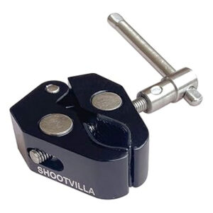 SHOOTVILLA Super Clamp 1/4" & 3/8" Thread for DJI Ronin, Camera Monitor, LED Light, Umbrellas, Hooks, Shelves, Plate Glass (SV-CL)