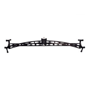 Shootvilla Curve and Linear DSLR Video Camera & Camcorder Slider Dolly Smooth Track for Professional Camera Slider (4ft) (SV-CCL-4), Black