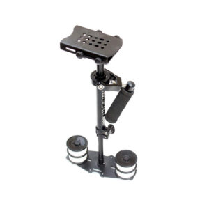 Shootvilla Nano Handheld Video Stabilizer Or Steadycam for SLR Mini DV Cameras with Box Weighing Upto 1Kg Free Quick Release Base Plate, Black