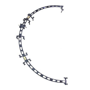 SHOOTVILLA Smooth 180 Degree Curved 1/2 Circle Video Camera Slider Track for Load Capacity Upto 15kg Movie Film Making Shoot Sony Nikon Canon lumix panasonic (SV-C-180-Jumbo)