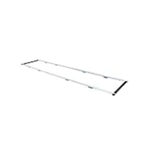 Shootvilla Aluminum Silver 12ft Straight Tripod Dolly Track for Ultra-Smooth Gliding Shots Load Capacity Upto 400kg /882lb