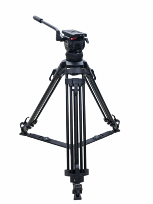 Shootvilla V12 Professional Broadcast Heavy Duty Video Camera Tripod With 100mm Bowl-(SV-V12-100)
